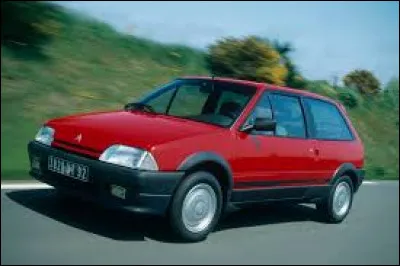 Quel est le nom de cette voiture des années 80 ?