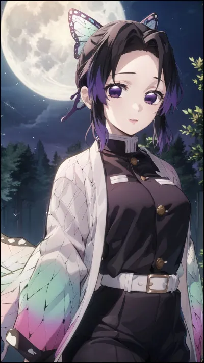 Voici à présent le Pilier de l'Insecte : Shinobu.
Est-ce un fanart ou pas ?