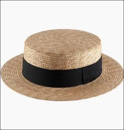 Quel chanteur français portait sur scène le chapeau ci-dessus ?