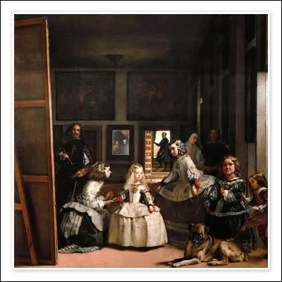 Qui a peint ce tableau intitulé "Les Ménines" au XVIIe siècle ?