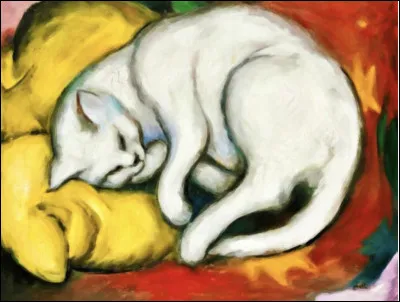 Qui a peint ce "Chat blanc" ?