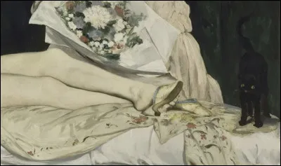 Ce chat noir est un détail d'un tableau très célèbre de...