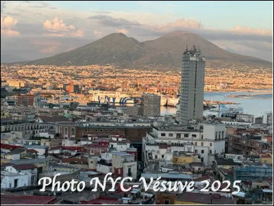 Dans quel État est situé le Vésuve, un stratovolcan qui domine la baie de Naples ?