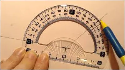 Que va-t-on mesurer avec un rapporteur ?