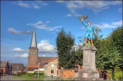 Village de l'arrondissement d'Arras, Lebucquière se situe dans le département ...