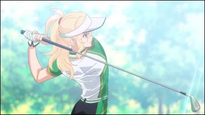 Quel animé parle de golf, avec les balles arc-en-ciel ?