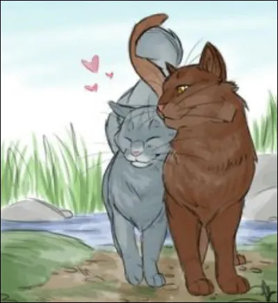 Les deux guerriers finissent par passer la nuit ensemble. Quelques jours plus tard, Plume Rose, sa meilleure amie et Patte de Léopard, son autre meilleure amie, lui apprennent quelle va avoir une portée. Les deux guerrières sont persuadées que cest Plume de Grive.
Qui est le père de ses chatons ?