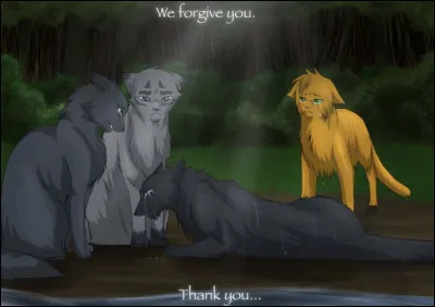 Elle meurt en sauvant son clan et Patte de Brume et Pelage de Silex lui pardonnent. Comment meurt-elle ?