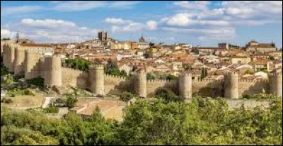 Quelle est cette ville de 57 000 habitants, située en Castille à 1 100 m d'altitude, connue pour ses remparts ?