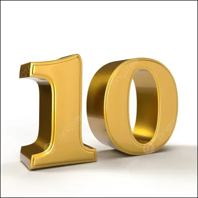 Comment dit-on 10 en anglais ?