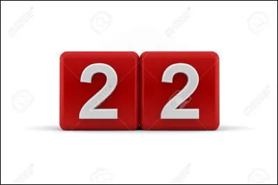 Comment dit-on 22 en anglais ?