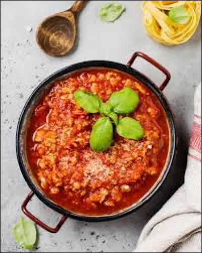 La sauce Bolognaise est originaire de la ville de Bologne en Italie.