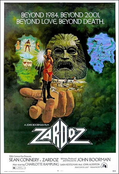 "Zardoz" est un film joué par Harrison Ford.