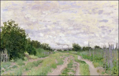 Qui a représenté ce "Chemin à travers les vignes" ?