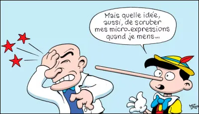 De quelle matière peut être la langue dune personne qui ment pour ne pas répondre à un problème posé ?