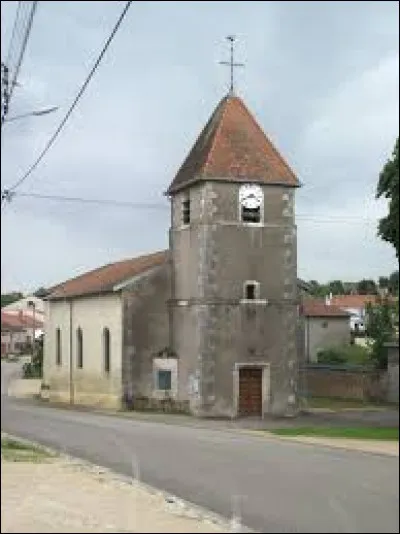 Vous avez ici l'église Saint-Élophe, à Moutrot. Village de Lorraine, dans le Toulois, il se situe dans le département ...