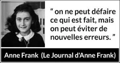 À qui Anne Frank s'adresse-t-elle dans son journal ?