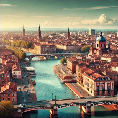 "D'une fleur de corail que le soleil arrose / C'est peut-&ecirc;tre pour &ccedil;a, malgr&eacute; ton rouge et noir / C'est peut-&ecirc;tre pour &ccedil;a qu'on te dit Ville Rose...".Quelle est cette chanson de Claude Nougaro ?