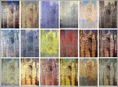 Quel peintre français est connu pour avoir représenter plusieurs fois la cathédrale de Rouen ?