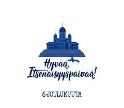 A quelle année correspond 6 décembre, jour de fête nationale célébré en Finlande ?