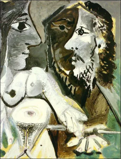 Quel peintre cubiste est l'auteur de cet tableau intitulé ''Femme nue et mousquetaire'' ?