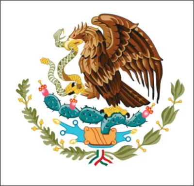 Cet aigle est présent sur le drapeau...