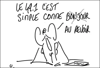 L'article 49 alinéa 1 de la Constitution a parfaitement été utilisé et le vote vient de s'achever. Au final, sur les 500 députés présents, 203 ont voté "pour", 179 ont voté "contre" et 118 se sont abstenus. Quel est le résultat ?