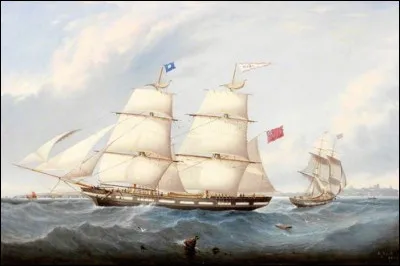 Quel type de navire était le Creole, célèbre pour une révolte en 1841 ?