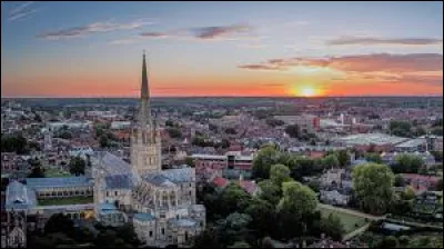 Quelle est cette ville de 170 000 habitants, chef-lieu du comté du Norfolk en East-Anglia ?