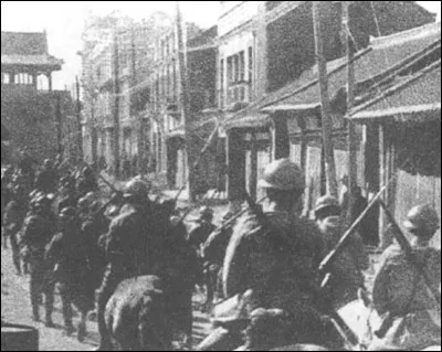 Quel territoire est envahi par larmée japonaise ?