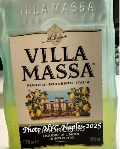 Quel est le nom de cette liqueur au citron originaire de Naples en Italie ?
