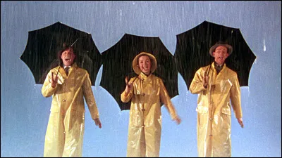 "CHAntons sous la pluie" est un film interprété par Gene Kelly.