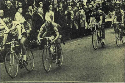 C'est en 1973 sa troisième victoire dans le Tour des Flandres : il s'impose au sprint devant Maertens et Merckx :