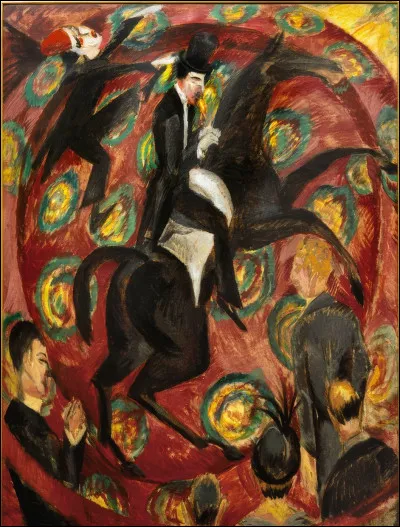 Qui a peint "Cavalier de cirque" ?