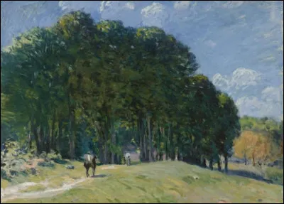 Qui a peint "Cavalier en lisière de forêt" ?