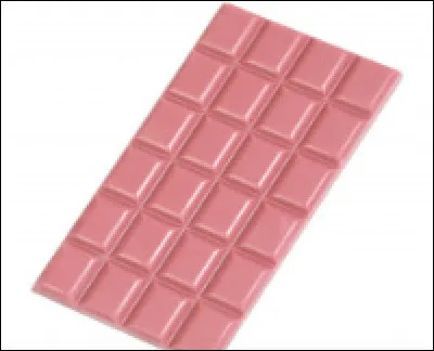 De quelle couleur est cette tablette de chocolat ?