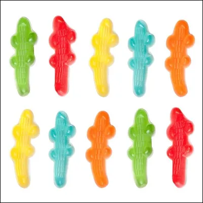 Quelle marque fabrique des crocodiles gélifiés ?