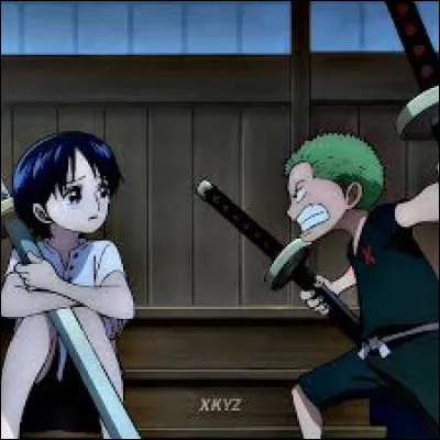 Selon Kuina, par quelle manière Zoro et les autres vont bientôt la surpasser ?