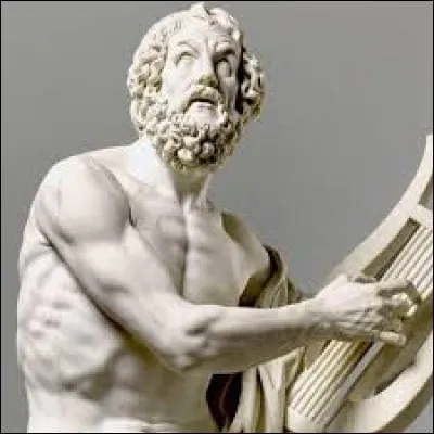 Dans la Grèce antique, un aède était un artiste qui chantait des épopées accompagné de sa lyre.