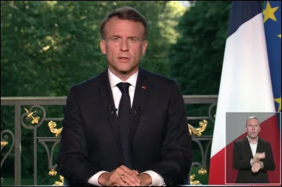 À quelle date lactuel Président de la République française, Emmanuel Macron, a-t-il prononcé la dissolution de lAssemblée nationale ?