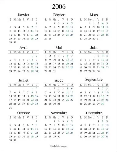 Que s'est-il passé le 25 juillet 2006 ?