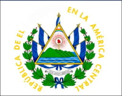 Sur le drapeau de quel pays d'Amérique centrale retrouve-t-on ces armoiries ?