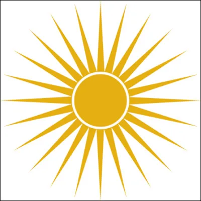 Autre soleil que l'on voit sur le fond bleu du drapeau d'un pays d'Afrique de l'Est :