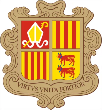 Sur le drapeau de quelle principauté voit-on ce blason ?