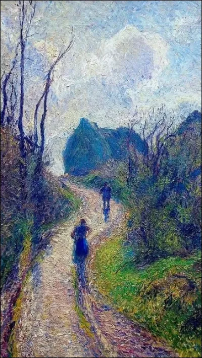 Qui a peint cette "Montée vers Osny" en 1883 ?