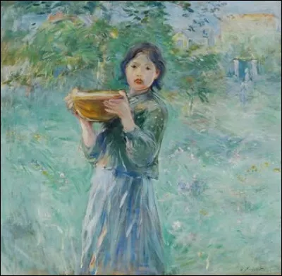 Quelle femme a peint cette toile intitulée "La Jatte de lait" en 1890 ?