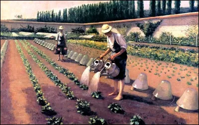 Quel peintre exécute souvent des scènes au travail ?