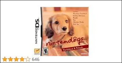 En quelle année sur la console Nintendo DS le jeu intitulé "Nintendogs : Le Teckel et ses amis" est-il sorti ?