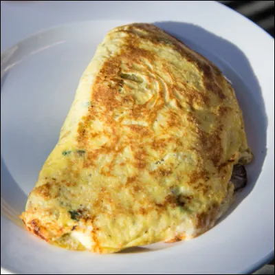 De quoi est composée une omelette aux pleurotes ?