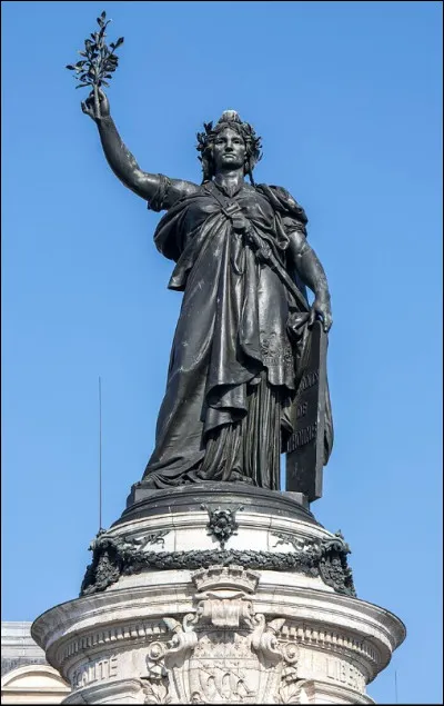 Et pour clôturer ce 2ème volet , historique et artistique... Quelle est la statue qui représente la France et qui prône place de la République à Paris ?